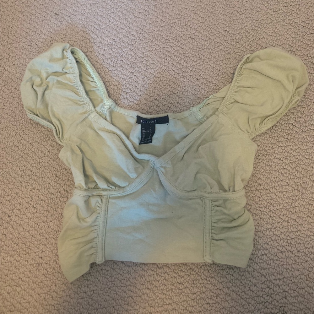 Forever 21 Women's Green Top
